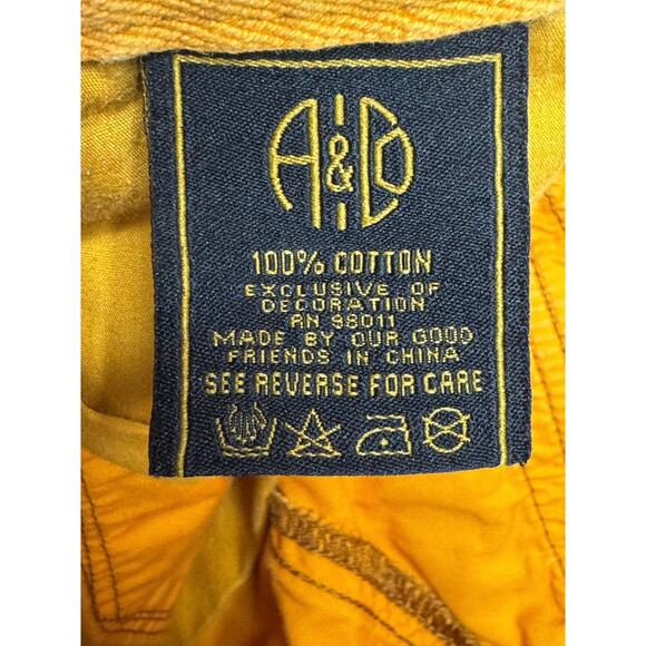 Akoo Brand Men's Straight Leg Distressed Orange Cargo Pants - Size 34x34 - Picture 6 of 6